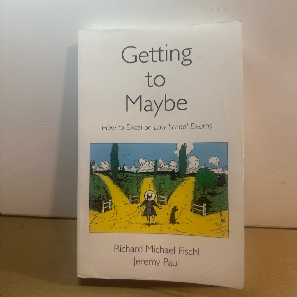 Getting to Maybe Book